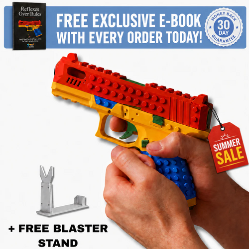 Pistola de blocks de juguete
